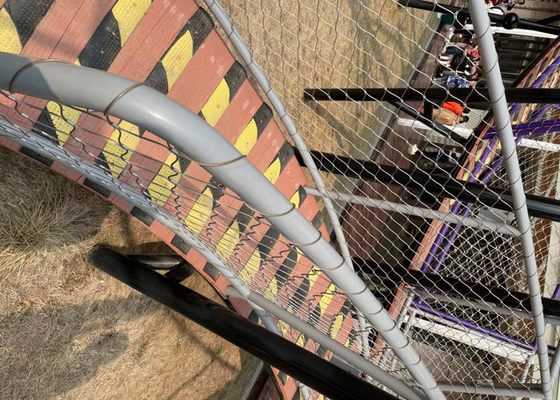 Playground 316 Stainless Steel Rope Mesh Netting Non Rusting Customized