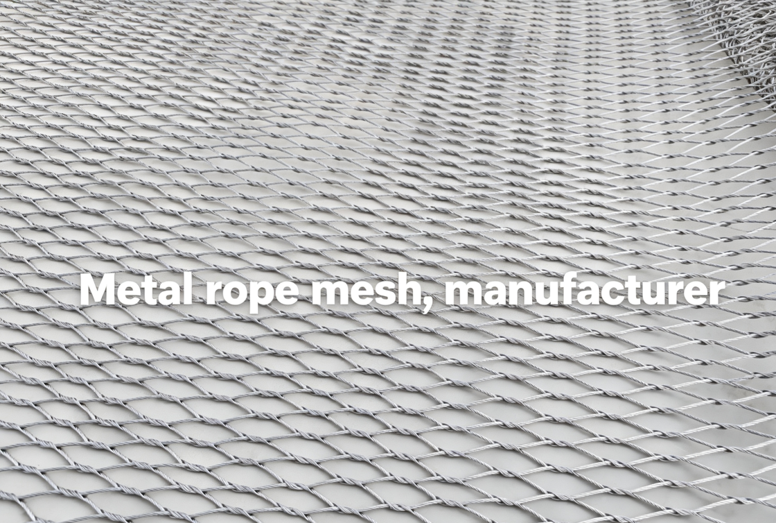 Stainless Steel Wire Rope Zoo Animals Netting with 2mm