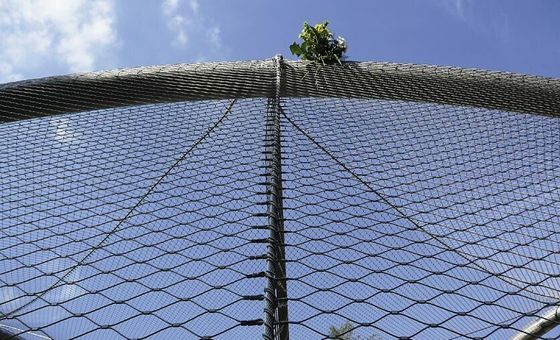 Paslanmaz Çelik Güvenlik Ağı 2.0mm Tel 60x60mm Delik Düşme Koruması