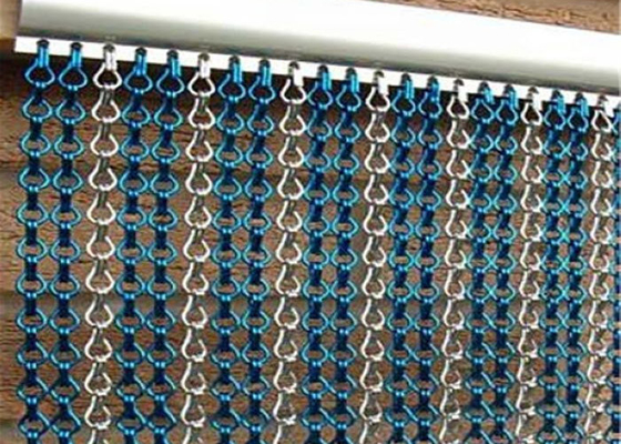 Alüminyum Uçan Böcek Zinciri Bağlantı Kapı Ekranı 100x200cm