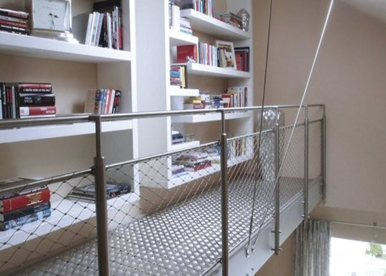 Çocukların Düşmesini Önlemek İçin Balkon Veya Merdiven Mimari Hasır