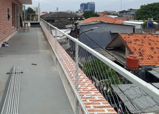 Yüksük Halatlı Sınır Duvarı Mimari Hasır 2.5 Mm Tel