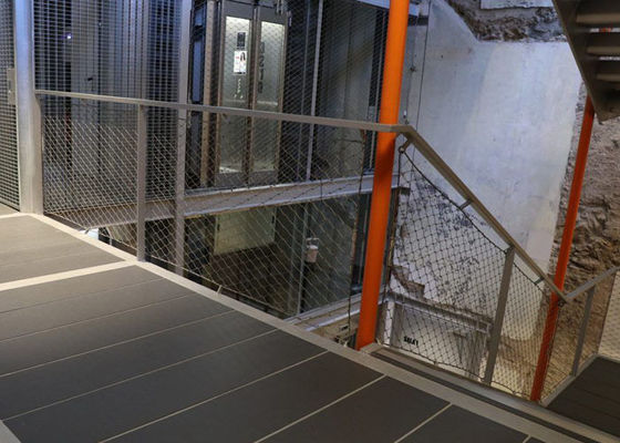 Paslanmaz çelik kablo örgü 50x50mm SUS 304 316 korozyon önleyici