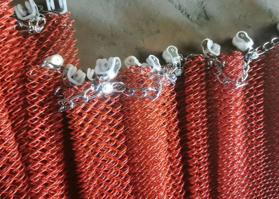 Dekoratif ve Bölme İçin Anodik Oksidasyon Alüminyum Zincir Bağlantı Perdesi
