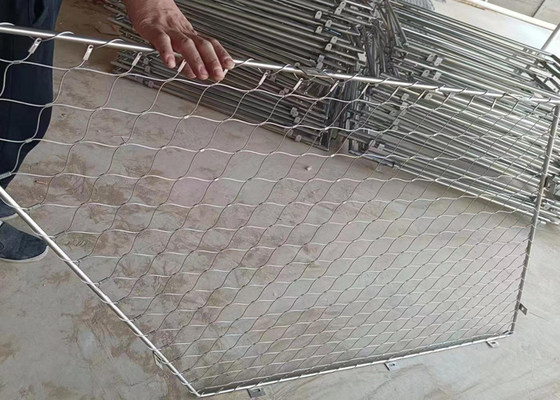 Koruma 4mm Tel Halat Ağ Kolay Montajlı Korozyon Önleyici Paslanmaz Çelik