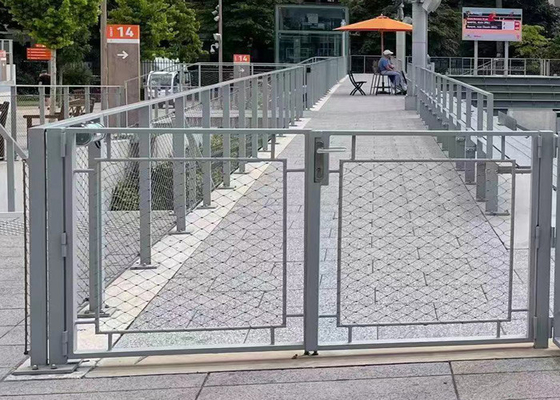 25 * 25mm Korkuluk Kablo Örgüsü, 316 Paslanmaz Çelik Halat Örgüsü Paslanmayan
