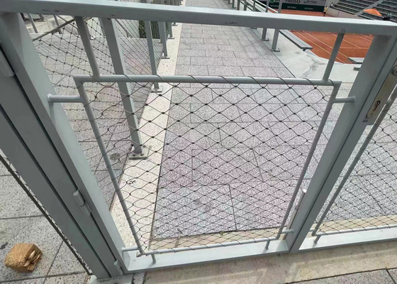 Korkuluk Güvenlik Ağı Olarak Korozyona Dirençli Aisi 316 Tel Halat Hasır Ağı