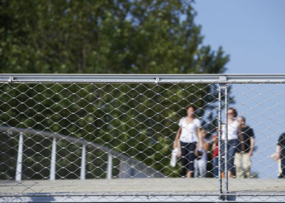 2.0mm Paslanmaz Çelik Küpeşte Halat Ağı 7x7 80x138mm