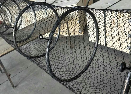 Sus 316 Siyah Oksit Tel İpi 3mm Diya 300x300mm