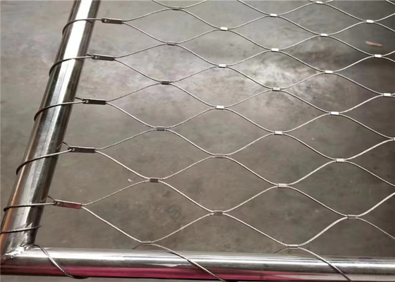 Esnek Inox 316L Paslanmaz Çelik Halat Hasır Eşkenar Dörtgen Şekilli