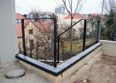 Merdiven Dekorasyonu için 2,0 mm Esnek Metal Mesh Paslanmaz Çelik Kablo Net