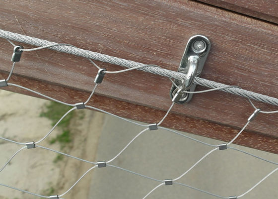 AISI316 X-Tend Kablo Tel Örgü Ağ 1.2mm-4.0mm Halkalı