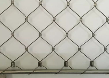 Esnek Ferrüle Tel Halat Mesh, 316 Sınıf Paslanmaz Çelik Kablo Mesh