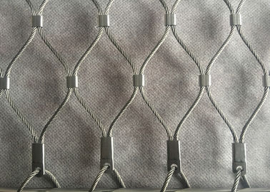 Grade A Ferruled Stil Paslanmaz Çelik Halat Hasır Güvenlik Net 7 x 19