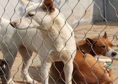 316 Malzeme Hayvan Muhafaza 7x19 Paslanmaz Çelik Halat Zoo Mesh