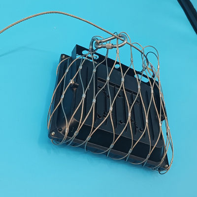 7 x 7 Tel örgü Anti Drop Kapak Floodlight Hoparlör için Çelik Güvenli Ağı