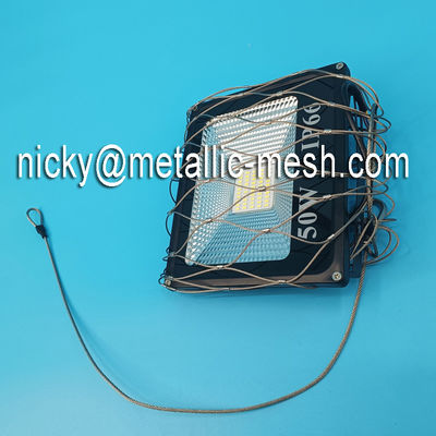 Paslanmaz çelik ip ağı floodlight güvenlik ağı için hırsızlık karşıtı torbalar