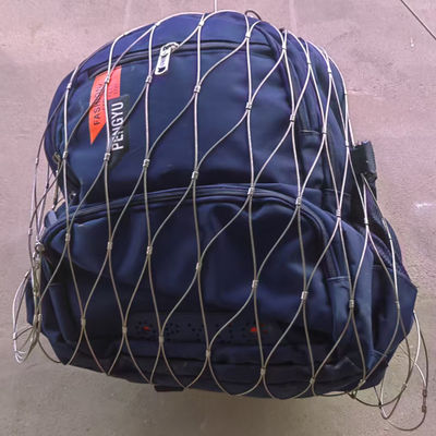 Sıvı Çelik Güvenlik Kablosu Ağ Çantası Konuşmacı Düşme Düşme Koruması için