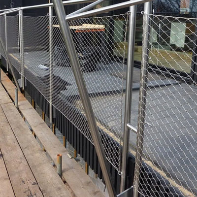 Dış uygulamalar için korozyona dayanıklı yüksek dayanıklılıklı tel ip ağı ve çelik ip ağı