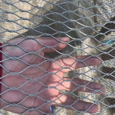 X Tipi Paslanmaz Çelik Tel Kablo Tel Ağı Koruyucu Balustrad