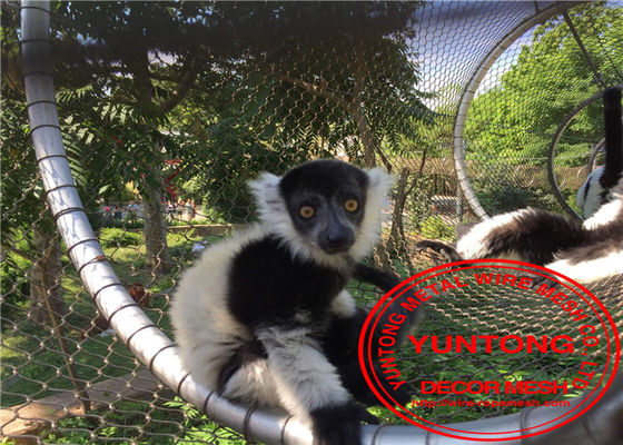 Düğümlü Hayvan Muhafaza Netleştirme, Hayvanat Bahçesi Aviary Netleştirme Korozyon Dirençli