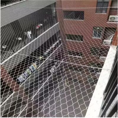  Korkuluk Koruması Ağı için Mimari Paslanmaz Çelik Tel Halat Ağı 