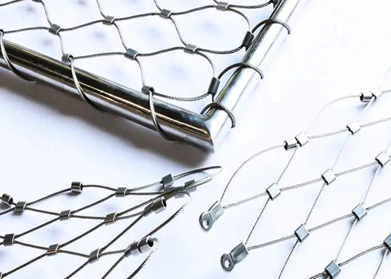 Güçlü Dayanıklı 316 Paslanmaz Çelik Tel İpi Ağı Hayvan Çitleri için