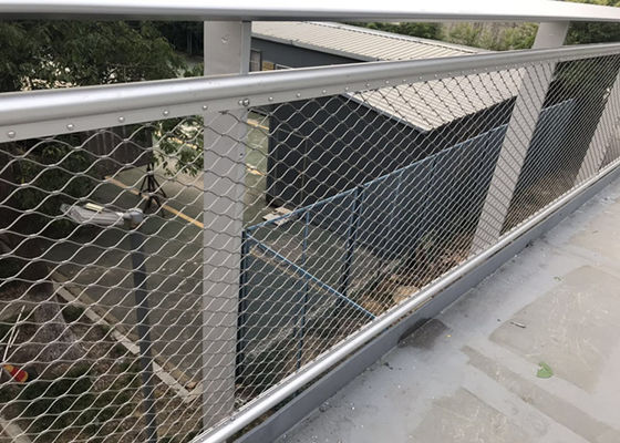 El Dokuma Güvenlik Çiti Çelik 1.2mm Korkuluk Kablo Mesh