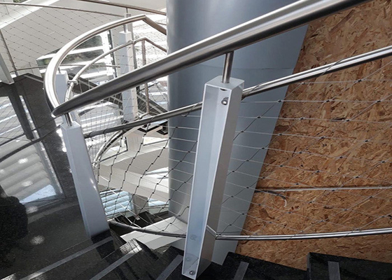 Çevre Dostu Mimari Hasır Sus 304 2.0 Mm 60*60 Mm Delik