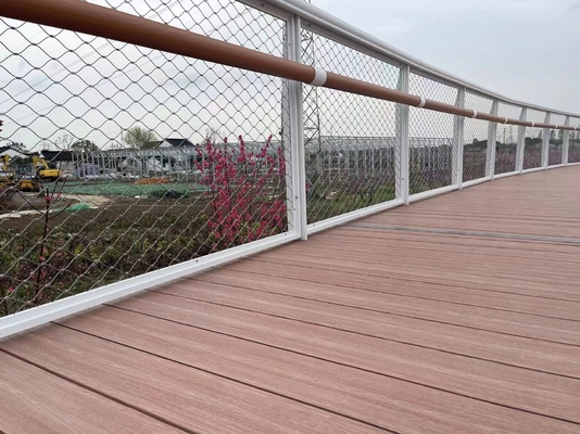 Korkuluk 2.5 Mm Tel Çelik Kablo Mesh 60*60 Mm Delik