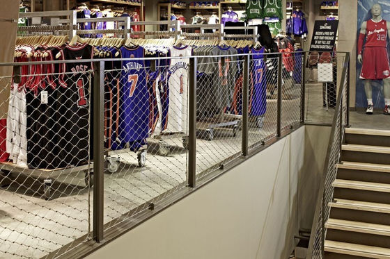 Köprü Merdiven Paslanmaz Çelik Yüksük Halat Mesh 2.0 Mm Tel 60 * 60mm Delik