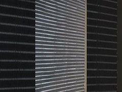 AISI 304 316 Mimari Esnek Web Ağı Paslanmaz Çelik Yüksük Halat Örgü 2.0mm tel 60*60mm delik