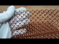 Su geçirmez tunç tel örgü ekranı