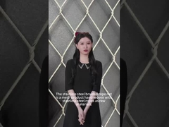 Paslanmaz çelikten örülmüş ip ağı