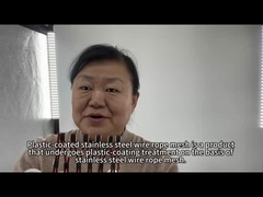 Düğümlü Tip SS316 Çelik Halat Örgü Çit 1.2 mm - 4.0 mm