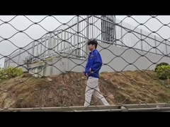 Köprü korkulukları için düşme engelli ip ağı