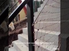 Yüksek Mukavemetli Paslanmaz Çelik Halat Güvenlik Ağı