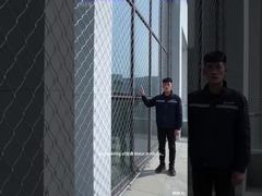 Darbeye Dayanıklı Paslanmaz Çelik Halat Güvenlik Ağı