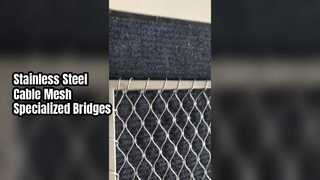 Köprülere Özel Paslanmaz Çelik Kablo Örgüleri